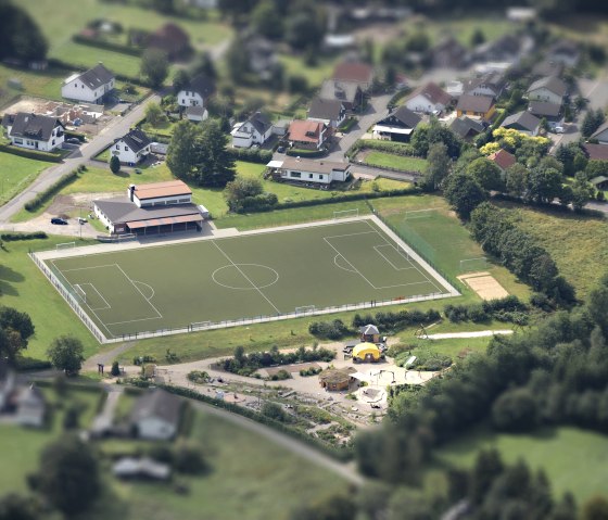 Vue aérienne du parc intergénérationnel de Schmidtheim, © Gemeinde Dahlem