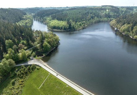 Luftbild Kalltalsperre, © Städteregion Aachen, Dennis Stratmann