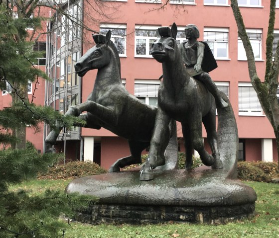 Treverer-Pferde in Bitburg Kreisverwaltung, © TI Bitburger Land