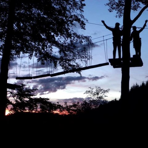 Ziplining by Night, © EifelAdventures Berlingen