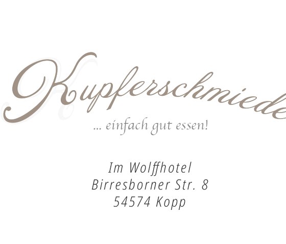 Logo avec adresse, © Kupferschmiede