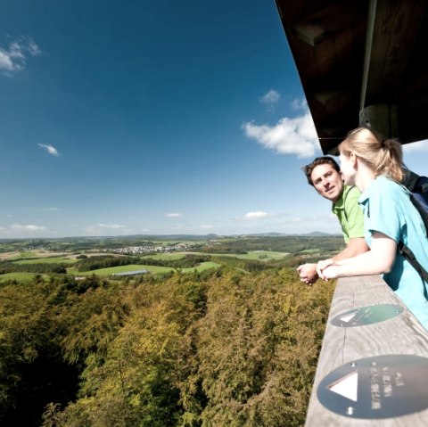 Aussichtspunkt Vulcano Infoplatform Steineberg, © Eifel Tourismus GmbH/D. Ketz