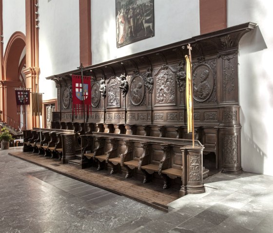 St. Salvator Basilika Prüm, Chorgestühl, © Tourist-Information Prümer Land, PM Studio