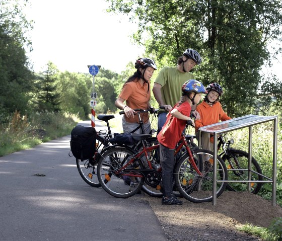 Eifel-Ardennen-Radweg Biberstation Alfbachtal, © Tourist-Information Prümer Land