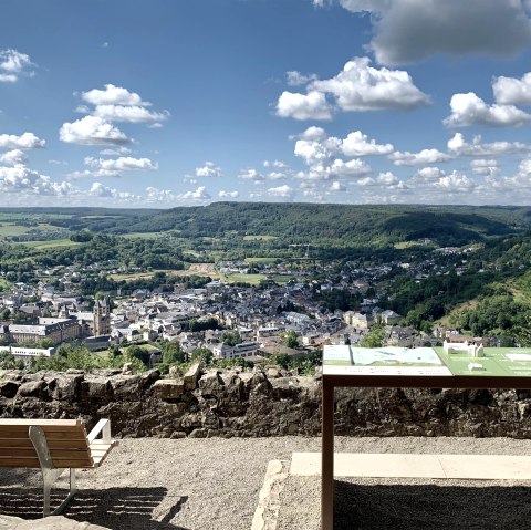 Aussicht auf Echternach von der Liboriuskapelle, © Felsenland Südeifel Tourismus GmbH