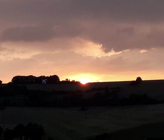 Sonnenuntergang im Krater-Immerath