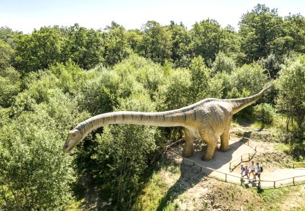 Dinosaurierpark Teufelsschlucht in der Eifel, © Felsenland Südeifel, D. Ketz