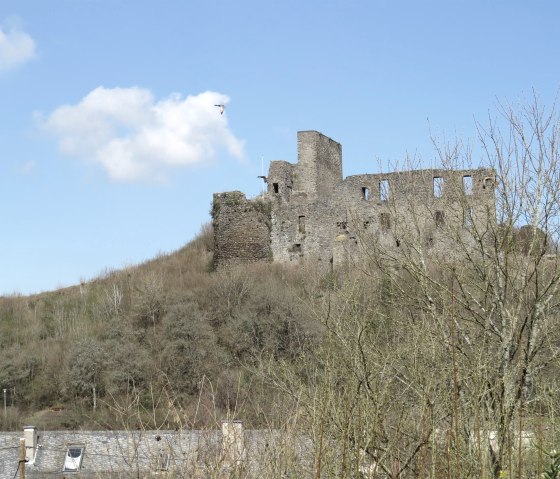 Blick auf die Burgruine, © Foto: Svenja Schulze-Entrup, Quelle: Touristik-Büro Vordereifel