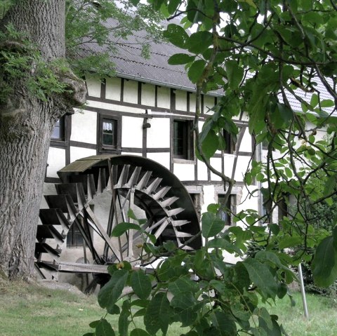 Hahnensteiner Mühle Mühlenrad, © Tourist-Information Hocheifel Nürburgring