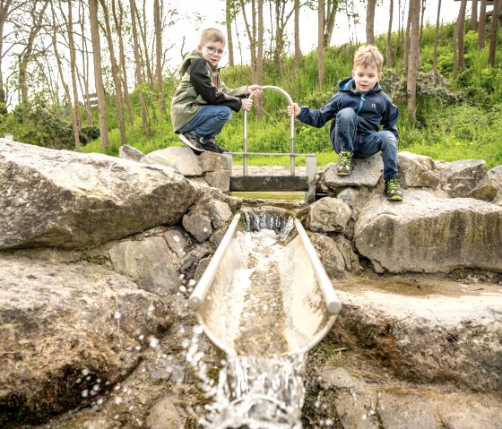 Water marsh - Mertloch water playground, © Eifel Tourismus GmbH, Dominik Ketz