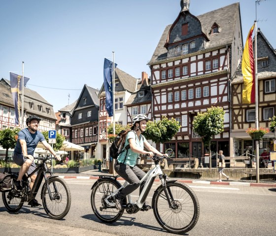 Radler in Adenau, © Eifel Tourismus GmbH, Dominik Ketz