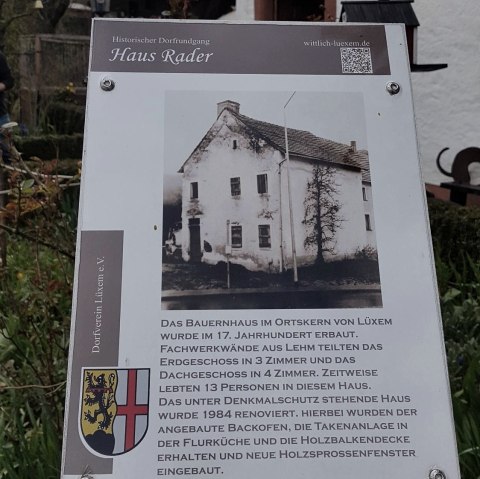 Haus Rader, Station 2, Dorfrundgang, © Tourist-Information Wittlich Stadt & Land