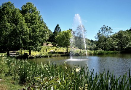 Wasserfontäne im Dauner Kurpark, © GesundLand Vulkaneifel