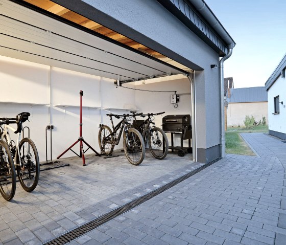 verschließbare Radgarage