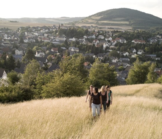 Vulkanpfad - Blick auf Ettringen, © Traumpfade/Kappest