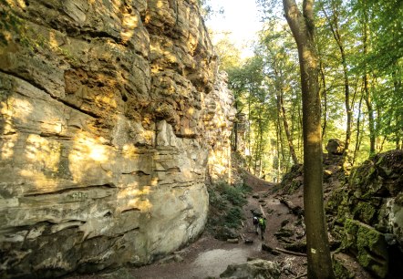 Felsen in der Teufelsschlucht in der Eifel, © Eifel Tourismus GmbH, Dominik Ketz