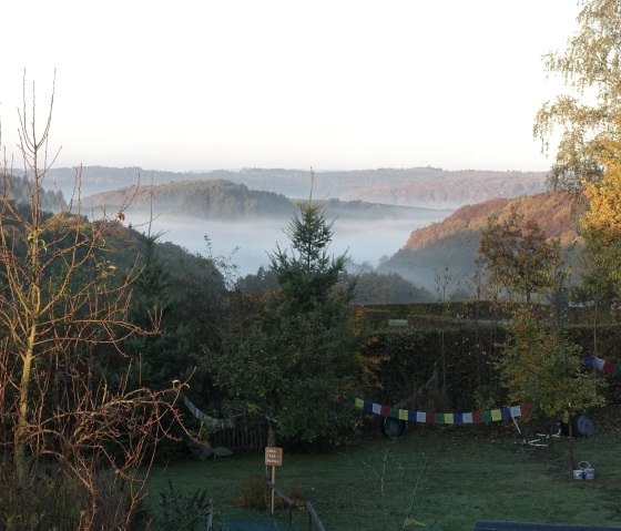 Blick am frühen Morgen