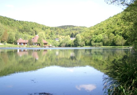 Riedener Seehütte, © VG Mendig/Neideck