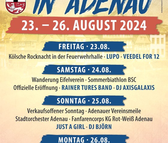 Plakat Heimatfest, © Stadt Adenau