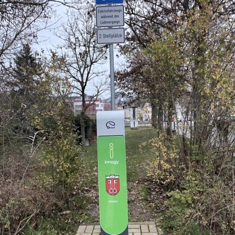 E-Tankstelle Parkplatz Zentrum, © Celine Junker