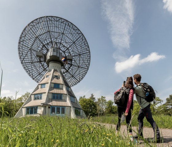 Astropeiler Stockert, EifelSchleife Von Sternen und Römern, © Eifel Tourismus GmbH, AR-shapefruit AG