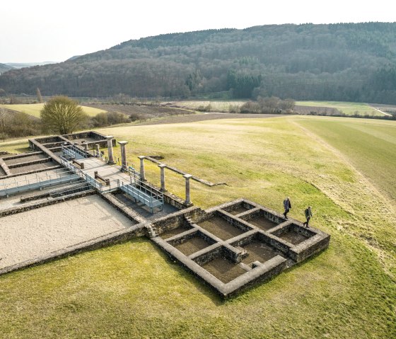 Römische Villa Holsthum von oben, © Eifel Tourismus GmbH, D. Ketz