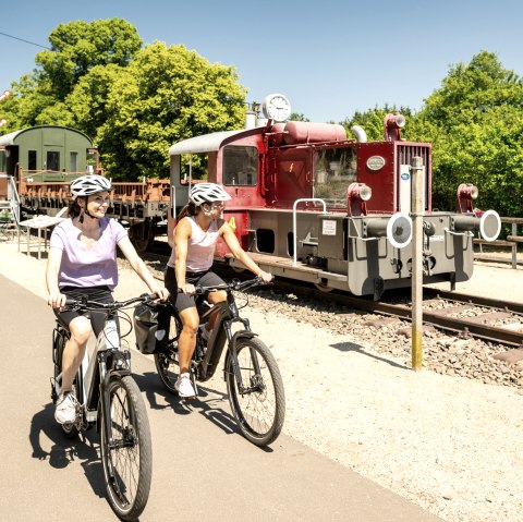 Eisenbahnmuseum in Pronsfeld am Eifel-Ardennen-Radweg, © Eifel Tourismus GmbH, Dominik Ketz