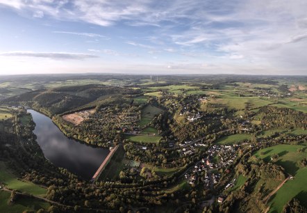 Luftbild Kronenburg, © Gemeinde Dahlem