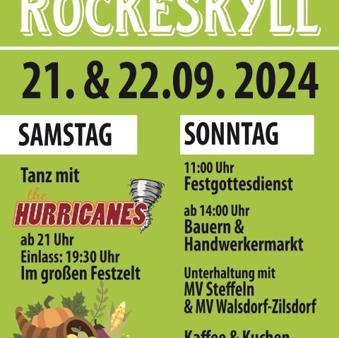 Erntedankfest Rockeskyll Plakat, © Freiwillige Feuerwehr Rockeskyll