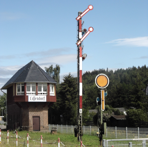 Poste d'aiguillage du musée de Lissendorf, © Herr Schun