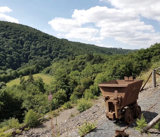 Ausblick vom Grubengelände auf die Vordereifel, © Foto: Svenja Schulze-Entrup, Quelle: Touristik-Büro Vordereifel