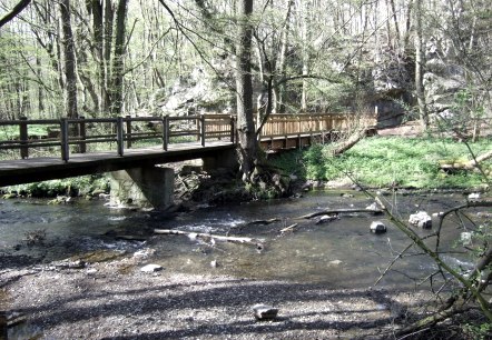 Wanderweg Inderoute: Brücke an der Inde, © aachen tourist service