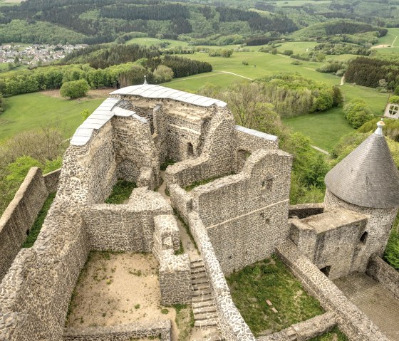 Blick vom Aussichtsturm der Burgruine Nürburg, © TI Hocheifel-Nürburgring, D. Ketz