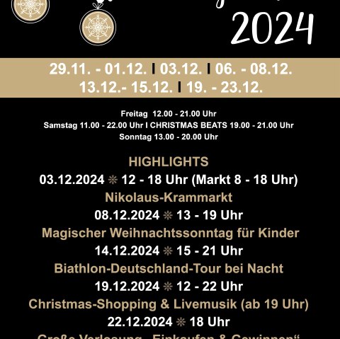 Flyer Mayener Weihnachtszauber, © Ann-Kristin Brück