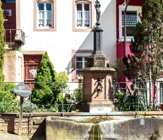 Brunnen im historischen Ortskern von Dudeldorf, © Tourist-Information Bitburger Land_M. Mayer