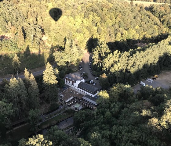 Heidsmühle Vogelperspektive, © Hotel Heidsmühle