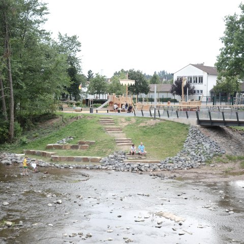 Wasserspielplatz Rommelsbach, © Tourist-Information Wittlich Stadt & Land