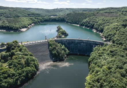 Blick auf die Urftstaumauer, © Eifel Tourismus GmbH, Dennis Stratmann