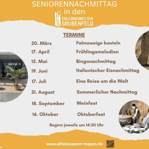 Flyer Seniorennachmittag, © Stadt Mayen