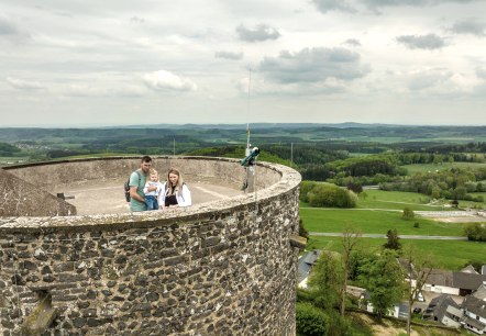 Aussichtsturm der Burgruine Nürburg, © TI Hocheifel-Nürburgring, D- Ketz