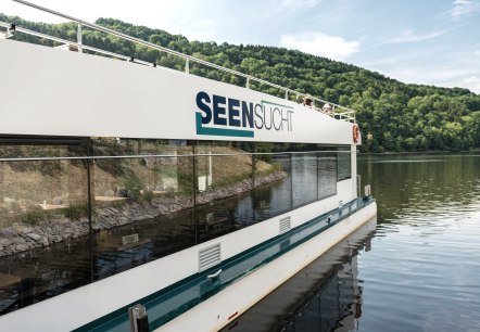 Schiff Seensucht Obersee, © Eifel Tourismus GmbH, Dominik Ketz