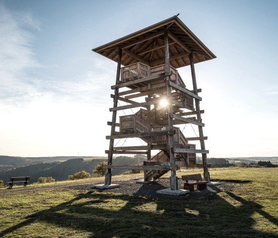 Aussichtsturm Landesblick am VulkaMaar-Pfad, © Eifel Tourismus GmbH - D. Ketz