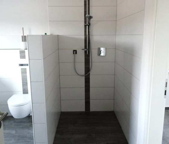 Dusche_WC Ferienwohnung Eifelzeiten, © Ferienwohnung Eifelzeiten,Gossen